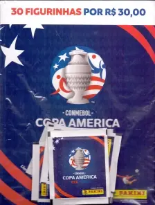Copa America 2024 - Cartela + 6 Envelopes
