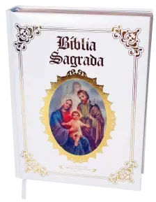 Bíblia Católica Sagrada Família - Capa Branca