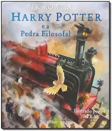 Harry Potter e a Pedra Filosofal - (Ilustrado)