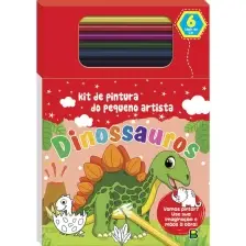 Kit de Pintura do Pequeno Artista: Dinossauros