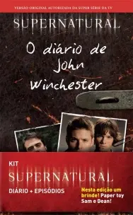 Kit Supernatural - Diário + Episódios C/ Paper Toy