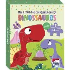 Meu Livro-Box Com Quebra-Cabeça: Dinossauros