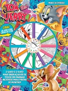 Tom & Jerry - Mundo Da Diversão - 12 Lápis De Cor