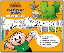 Turma da Monica Colorindo C/ Adesivo Especial vol.02 - Cebolinha