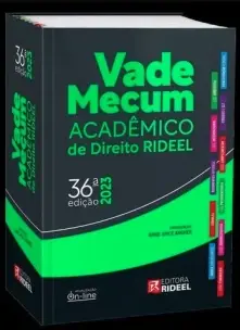 Vade Mecum Academico de Direito Rideel 2023 + Planner de Estudos + Etiqueta Marca Fácil